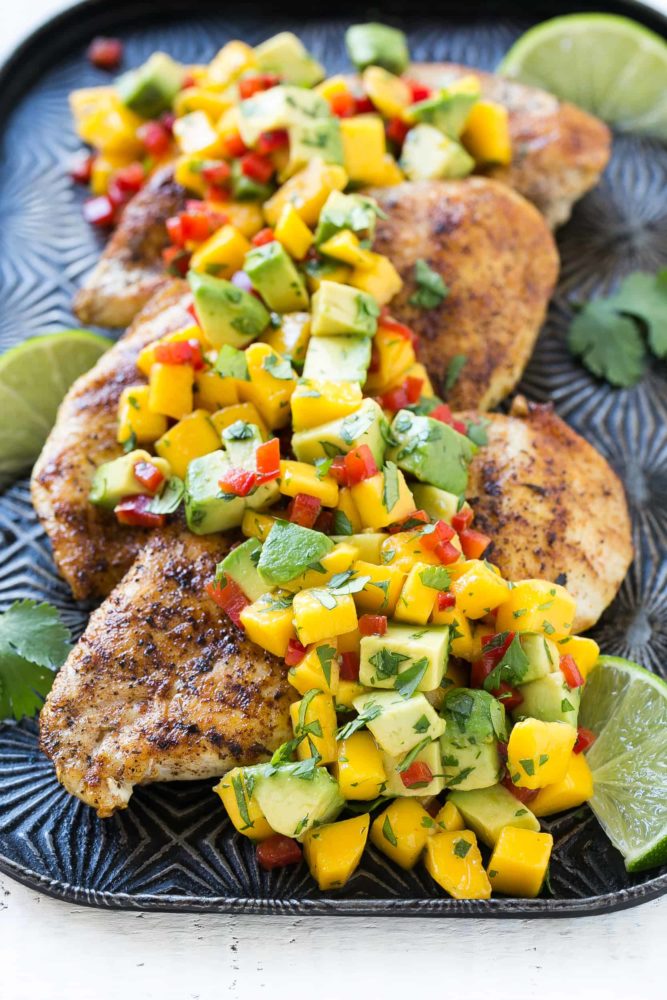 grilled-chicken-with-mango-avocado-salsa