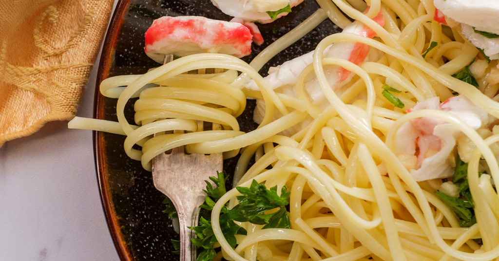 Crab and Lemon Linguini