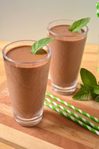 Double Chocolate Mint Smoothie
