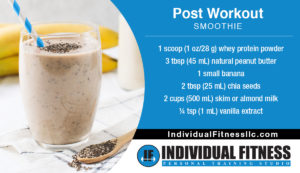 post workout smoothie