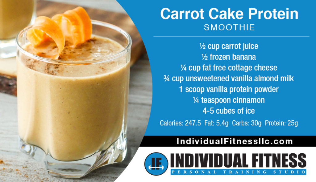 carrot cake smoothie