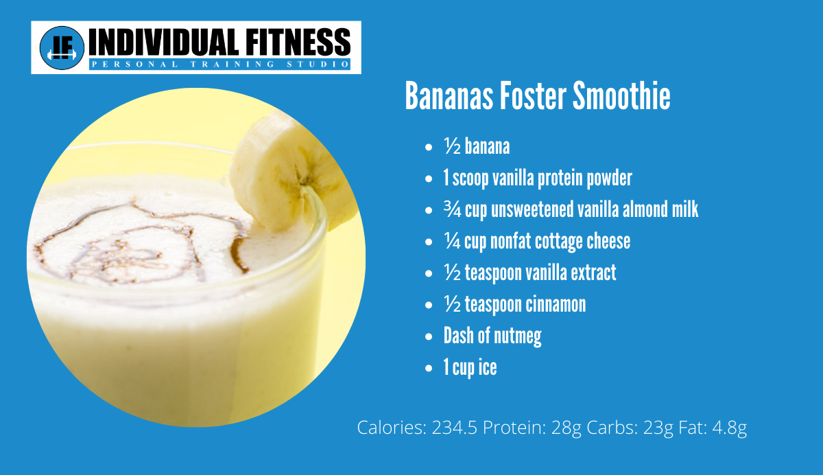 Bananas foster smoothie