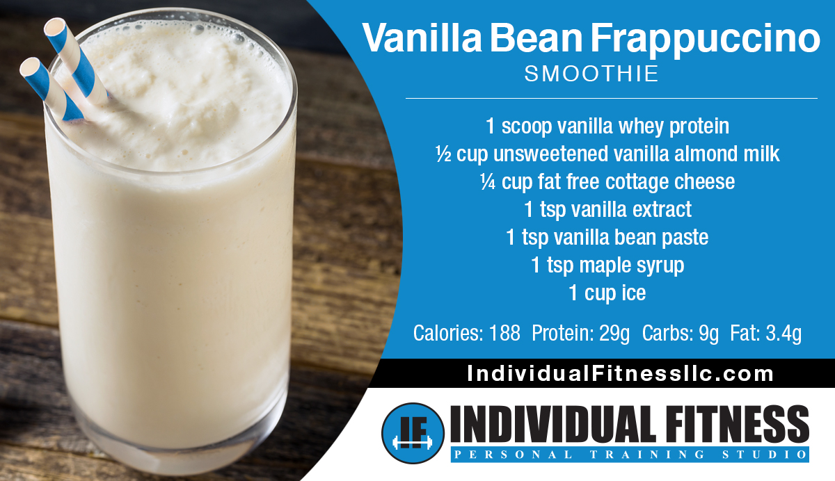 Vanilla Bean Frappuccino Smoothie