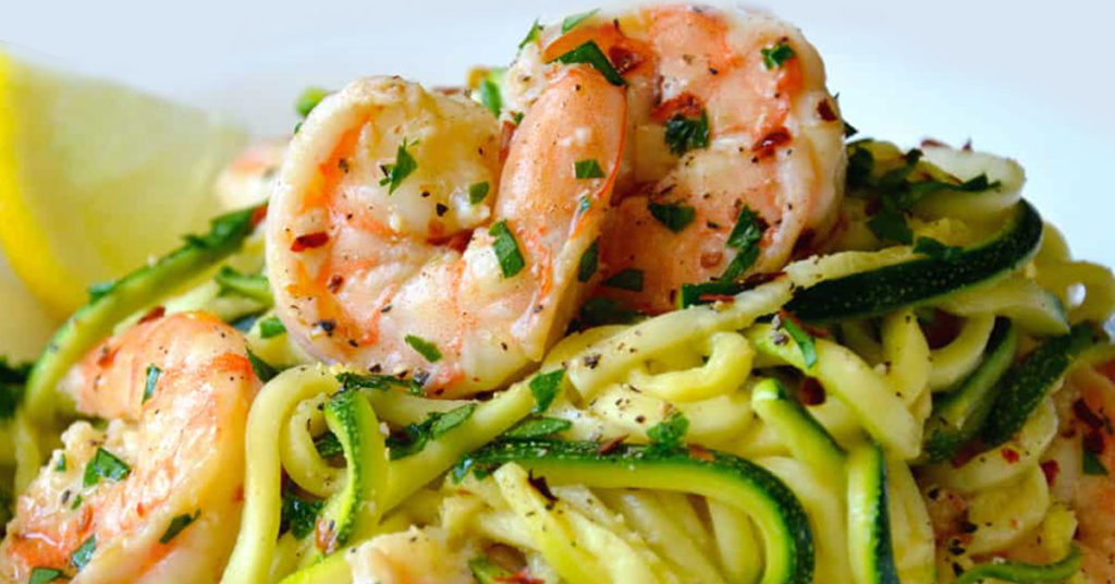 Shrimp Scampi with Zucchini Noodles