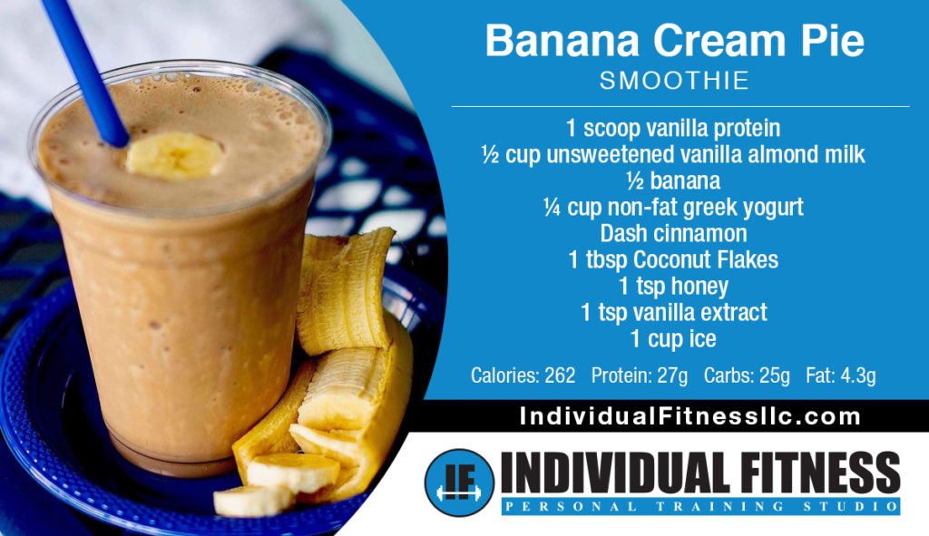 Banana Cream Pie smoothie