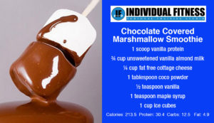chocolate covered marshmallow smoothie