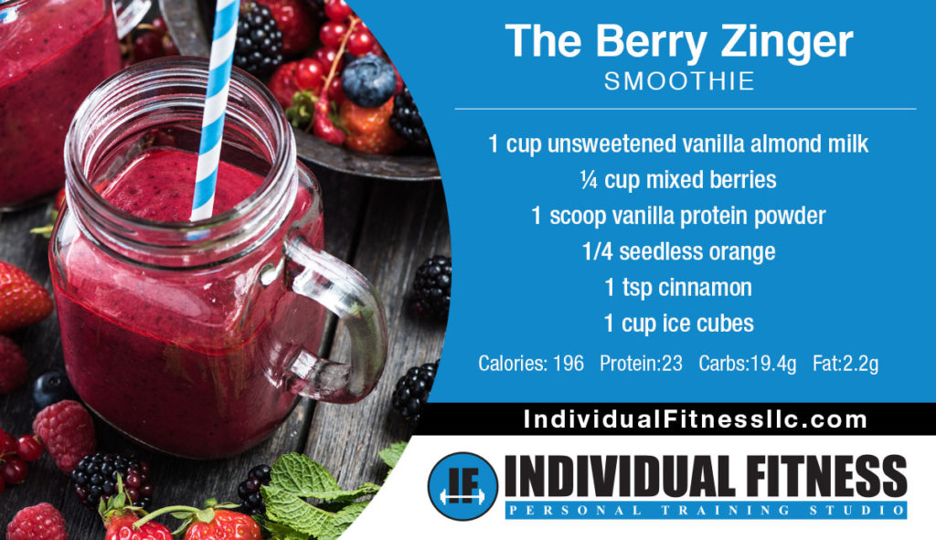 berry zinger smoothie