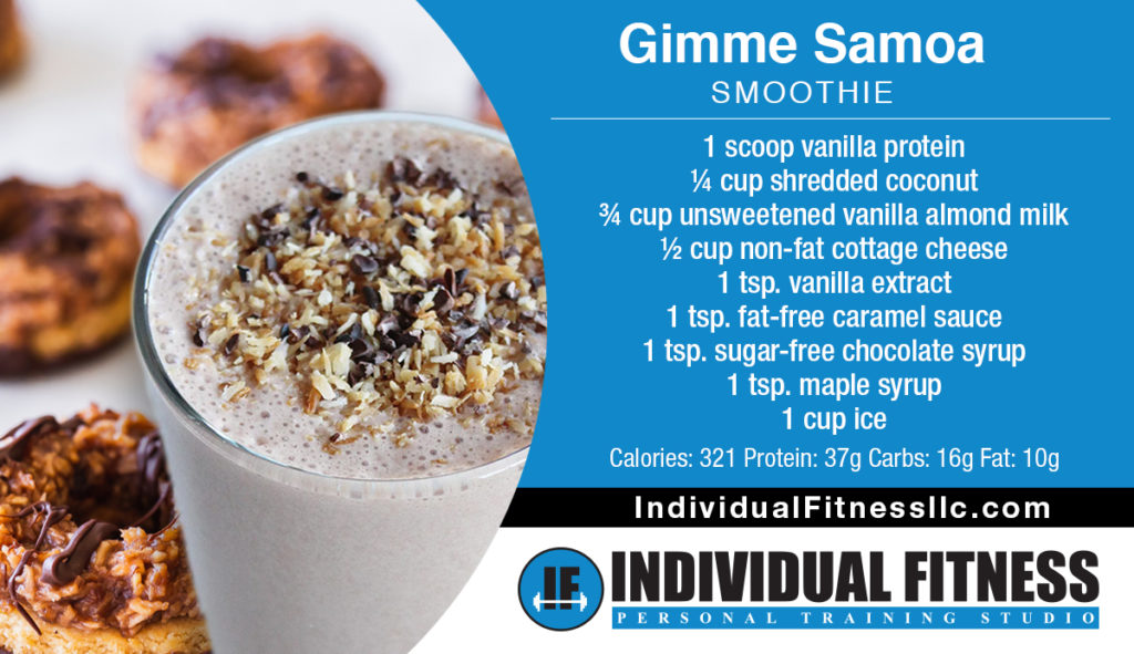 gimme samoa smoothie