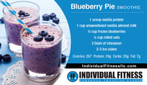 Blueberry Pie Smoothie