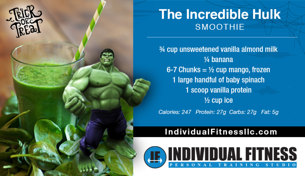 THE INCREDIBLE HULK smoothie