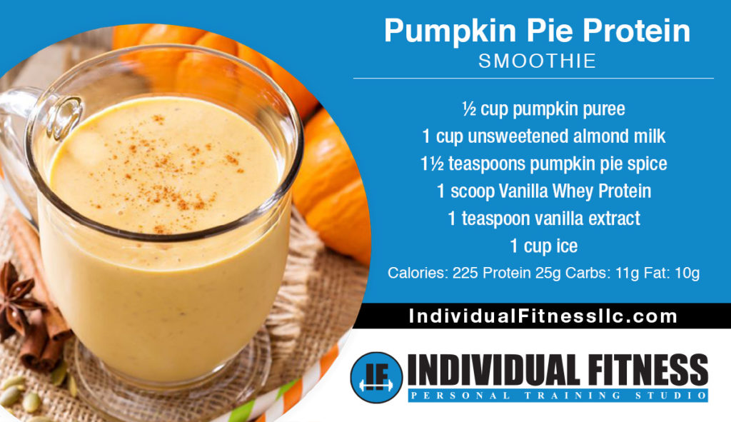 Pumpkin Pie Protein Smoothie