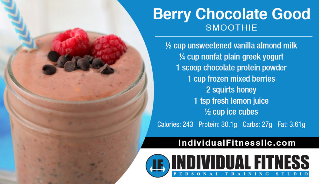 Berry Chocolate Good Smoothie