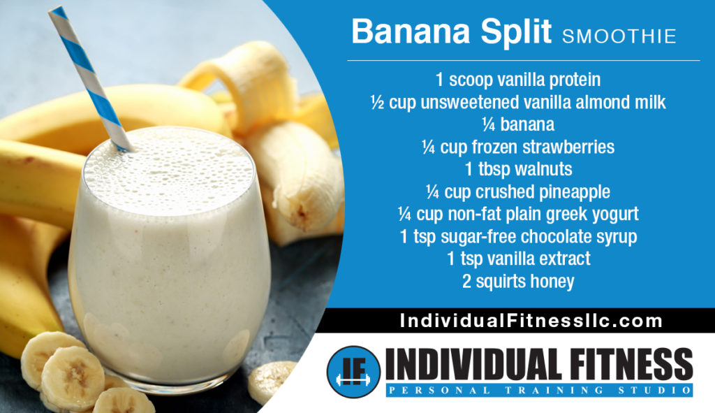 Banana Split smoothie